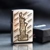 Bật Lửa Zippo Khắc CNC Nữ Thần Tự Do ZK102