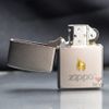 Zippo Satin Khắc CNC Ngọn Lửa Thương Hiệu Zippo ZK106