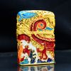 Zippo Hộp Mica Chủ Đề Con Rồng Long Đằng Tứ Hải ZN78