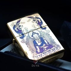 Zippo Khắc Hình Đức Liên Hoa Thủ Bồ Tát ZN34