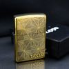 Zippo Khắc Nổi Hoa Văn Tam Giác Và Logo Zippo ZN388