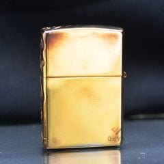 Zippo Đồng Hun Khói Khắc Chìm Rồng Lửa ZN40