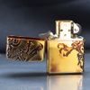 Zippo Đồng Hun Khói Khắc Chìm Rồng Lửa ZN40