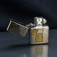 Zippo Armor Khắc Chiếc Zippo Và Các Biểu Tượng Hoa Kỳ ZN262