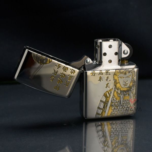 Zippo Armor Khắc Hình Tôn Ngộ Không Của Châu Tinh Trì ZN183