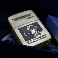 Zippo Tái Bản 1941 Khắc Tướng Mỹ Douglas MacArthur ZN351