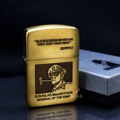 Zippo Tái Bản 1941 Khắc Tướng Mỹ Douglas MacArthur ZN351