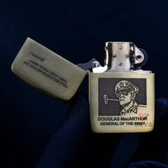 Zippo Tái Bản 1941 Khắc Tướng Mỹ Douglas MacArthur ZN351