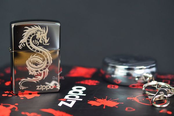 Set Zippo Series Black Ice Khắc Laser Các Chủ Đề ZK171