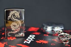 Set Zippo Series Black Ice Khắc Laser Các Chủ Đề ZK171