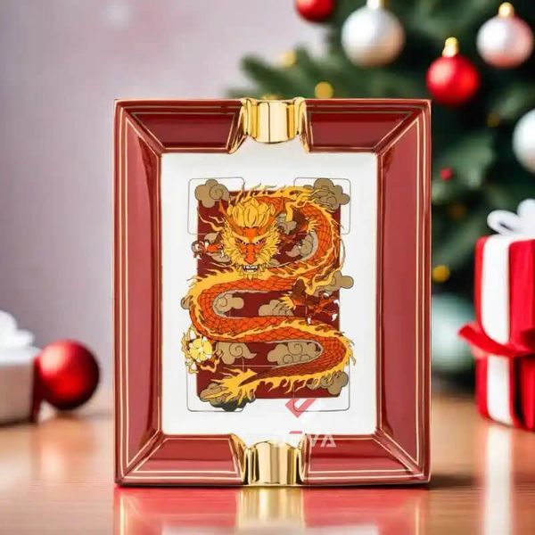 Gạt tàn 2 điếu hình rồng Lubinski YJA 20035