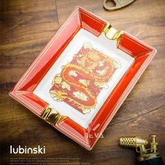 Gạt tàn 2 điếu hình rồng Lubinski YJA 20035