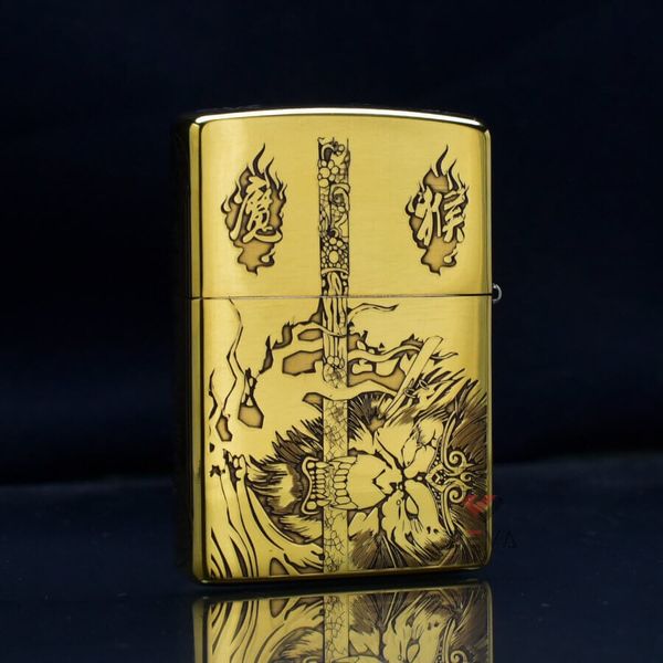 Zippo Khắc Tôn Ngộ Không Giác Ngộ Thành Phật Hay Hóa Ma ZN344