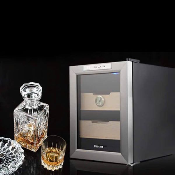 Tủ bảo quản xì gà cắm điện 2 ngăn Vino SC 12AH