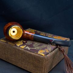 Tẩu hút Xì Gà thân gỗ cán cong Freesize TG08