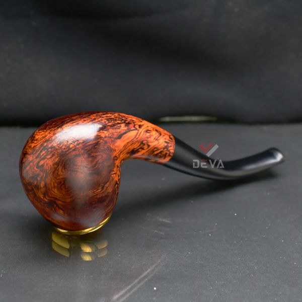 Tẩu hút Xì Gà thân gỗ cán cong Freesize TG08