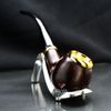 Tẩu Cigar bầu tròn gỗ cẩm cán sừng Freesize TS14
