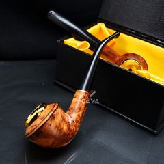 Tẩu cỡ lớn Freesize thân gỗ cán sừng TS28