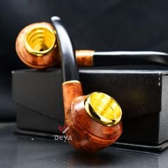 Tẩu cỡ lớn Freesize thân gỗ cán sừng TS28