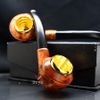 Tẩu Cigar cỡ lớn Freesize thân gỗ cán sừng TS28