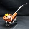 Tẩu Cigar cỡ trung Freesize 32-44 thân gỗ cán sừng TS27