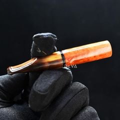Tẩu cho Cigar mini gỗ Thạch Nam cán sừng TN09
