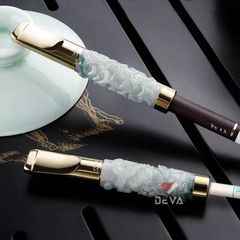 Tẩu lọc vệ sinh thân đá ngọc khắc hình rồng nổi Zobo ZB 358