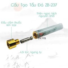 Tẩu đá ngọc toàn thân cho thuốc lớn Zobo ZB 237