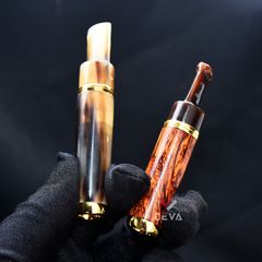 Tẩu gỗ các loại cán sừng cho xì gà mini TN05