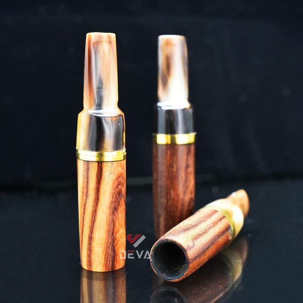 Tẩu gỗ các loại cán sừng cho xì gà mini TN05