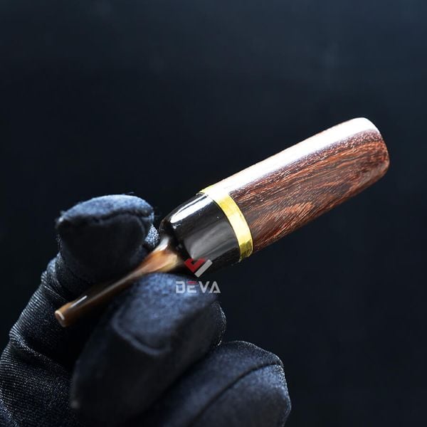 Tẩu gỗ các loại cán sừng cho xì gà mini TN05