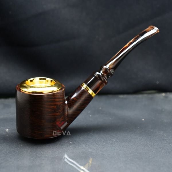 Tẩu thân gỗ cán sừng lõi thép Freesize TS22