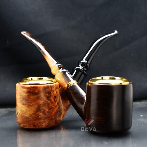 Tẩu thân gỗ cán sừng lõi thép Freesize TS22