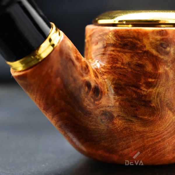 Tẩu thân gỗ cán sừng lõi thép Freesize TS22