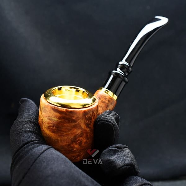 Tẩu thân gỗ cán sừng lõi thép Freesize TS22