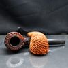 Tẩu Cigar cối rễ sần thân gỗ cán sừng Freesize TS23