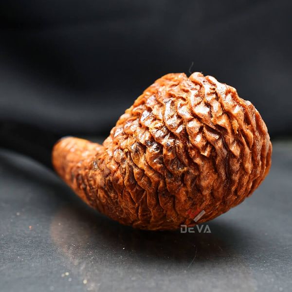 Tẩu cối rễ sần thân gỗ cán sừng Freesize TS23