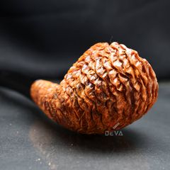 Tẩu cối rễ sần thân gỗ cán sừng Freesize TS23