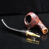 Tẩu Cigar cối sần miệng nhô cán sừng Freesize TS24