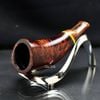 Tẩu Cigar gỗ thân ngang cán sừng size 40-60 TS30