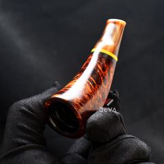 Tẩu gỗ thân ngang cán sừng size 40-60 TS30