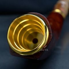 Tẩu Xì Gà gỗ cẩm cán sừng dáng thẳng Freesize TS18