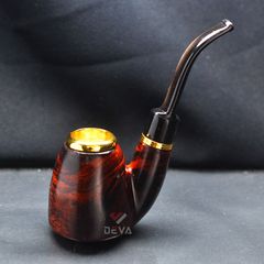 Tẩu hút Xì Gà gỗ cẩm lông chuột đế đứng cán sừng Freesize TS17