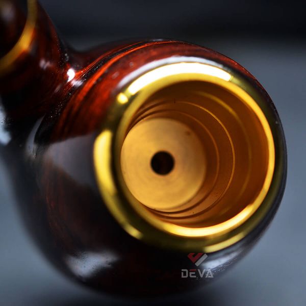 Tẩu hút Xì Gà gỗ cẩm lông chuột đế đứng cán sừng Freesize TS17