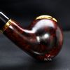 Tẩu Cigar thân gỗ đế tròn cán sừng Freesize TS05