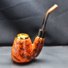 Tẩu hút Xì Gà gỗ cẩm lông chuột đế đứng cán sừng Freesize TS17