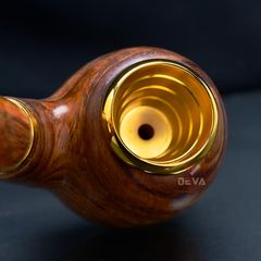 Tẩu thân gỗ cán đứng đế bằng ốp miệng Freesize TG09