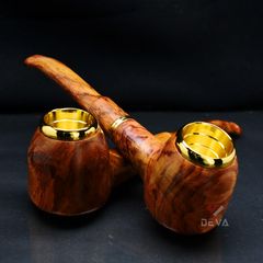 Tẩu gỗ sưa cán thẳng đế bằng Freesize TG05