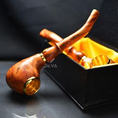 Tẩu gỗ sưa cán thẳng Freesize TG23