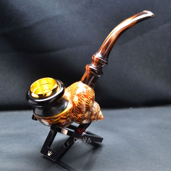 Tẩu cán sừng ốp vỏ ốc Freesize TS11